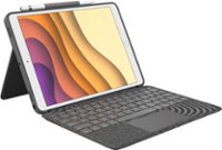 Front. Logitech - Combo Touch Keyboard Case for Apple® iPad® Air 10.5" (3rd Gen 2019) and iPad® Pro 10.5" - Graphite.