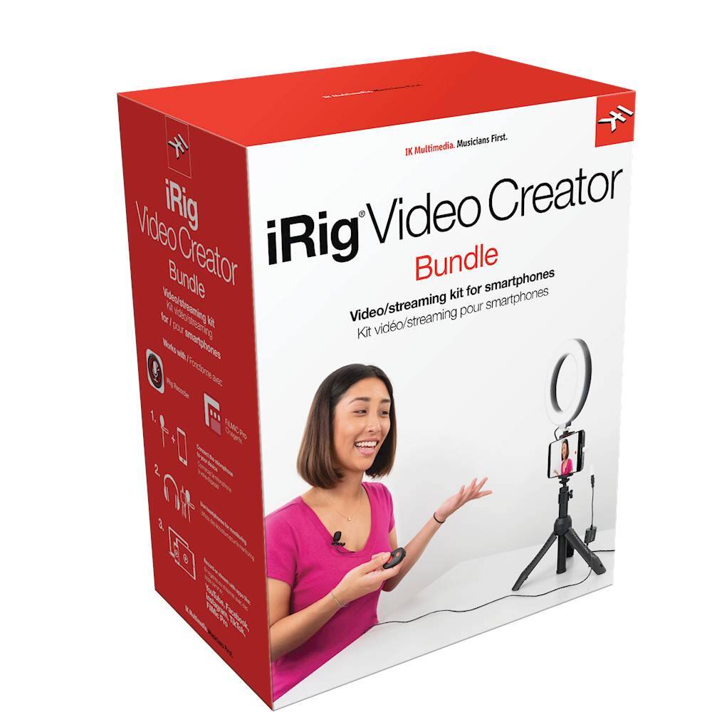 Alt View 13. IK Multimedia - iRig Video Creator Bundle - Black.