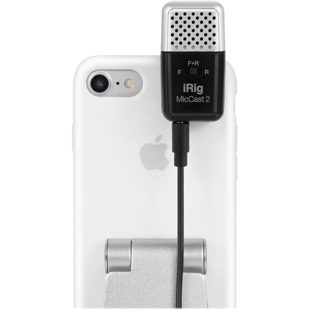Front. IK Multimedia - Microphone - Silver/Black.