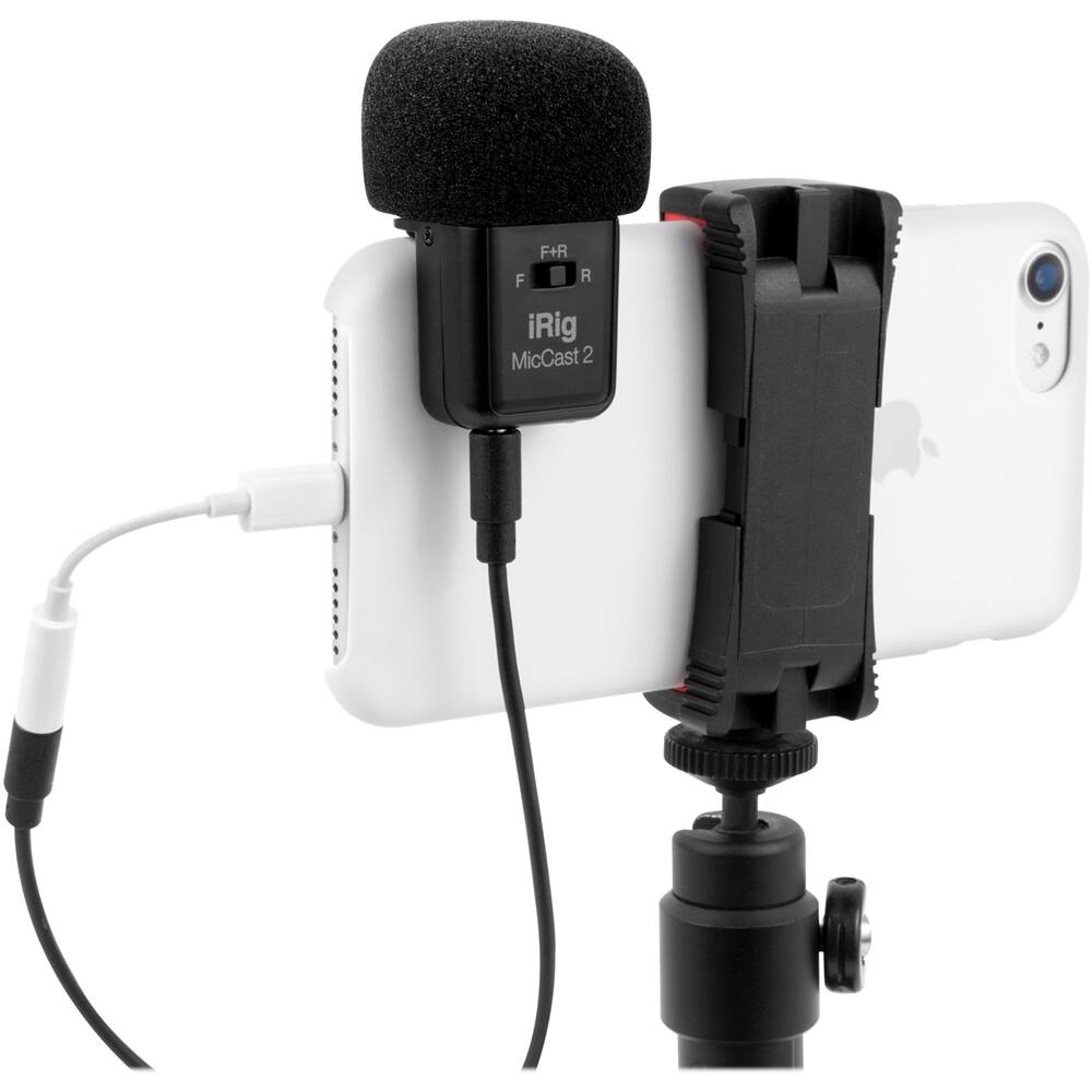 Left. IK Multimedia - Microphone - Silver/Black.