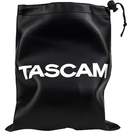 Front. TASCAM - TH-05 Wired Over-the-Ear Headphones - Black.