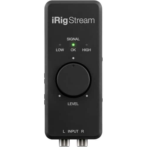 IK Multimedia USB Audio Interface - Black INTERNATIONAL SHIPPING
