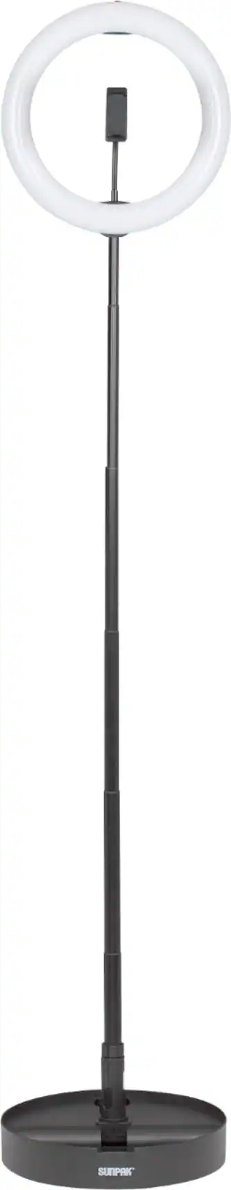 Angle. Tocad - Sunpak Self Storing Ring Light Vlogging Kit - Black.