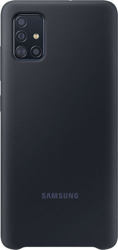 Samsung - Silicone Cover Case for Galaxy A51 - Black