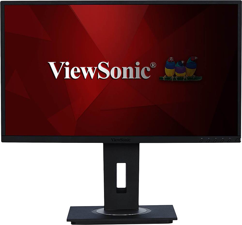 Front. ViewSonic - VG2448-PF 24" IPS LED FHD Monitor (HDMI, DisplayPort, USB) - Black.