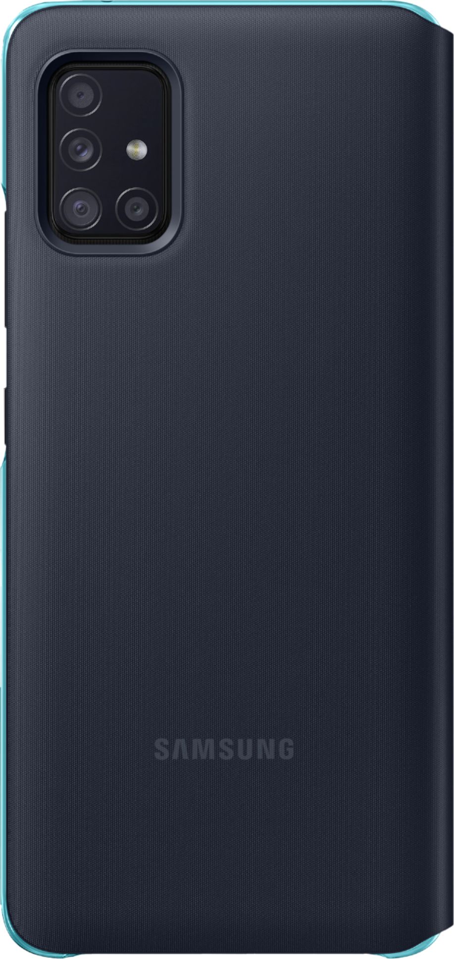 Samsung - S-View Flip Cover for Galaxy A51 5G - Black