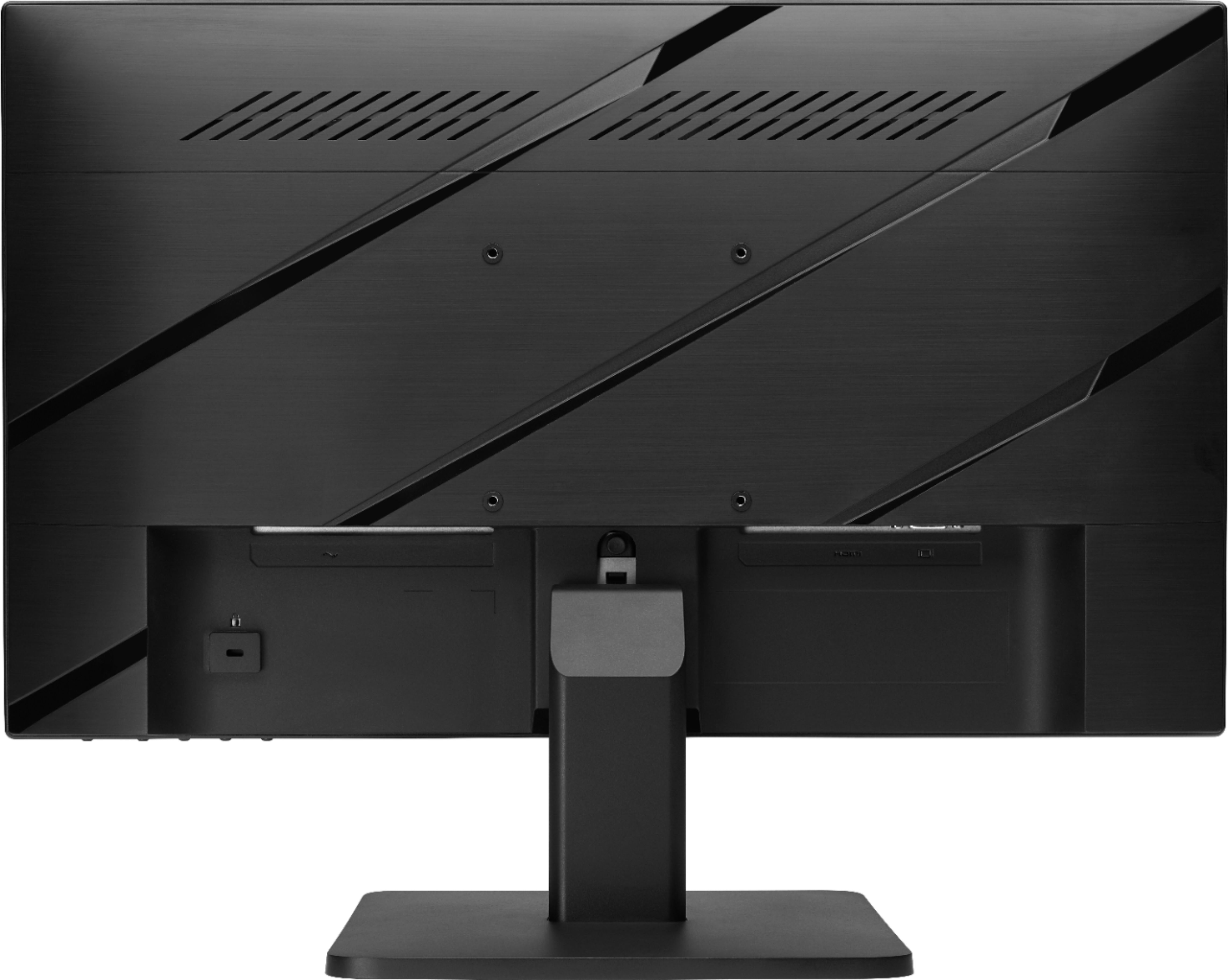 Back View: HP - 21.5" LED FHD FreeSync Monitor (HDMI, VGA) - Black
