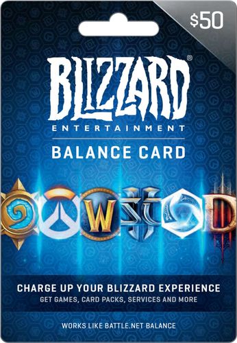 Blizzard Entertainment - $50 Blizzard Balance Code [Digital]