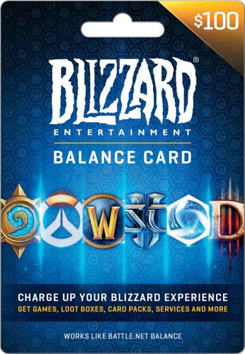 Blizzard Entertainment - $100 Blizzard Balance Code [Digital]
