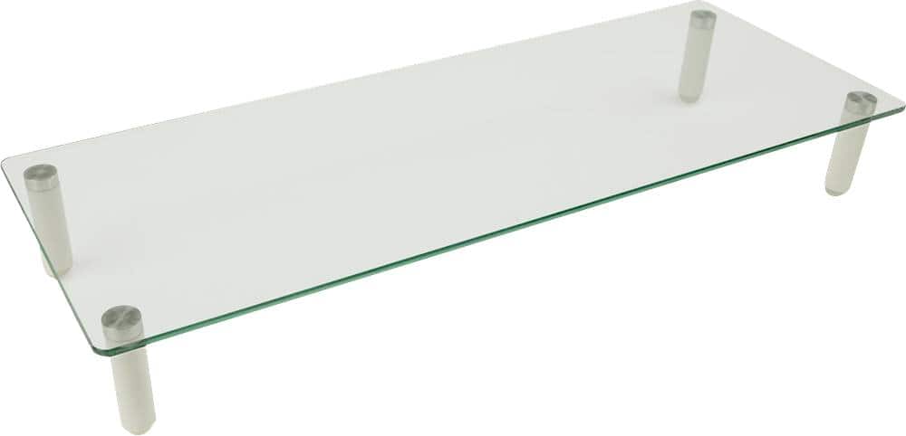 Angle. Mount-It! - Monitor and Laptop Desk Riser - White.