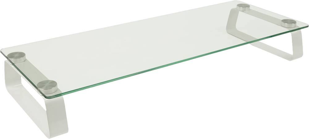 Angle. Mount-It! - Monitor Riser and Laptop Stand - White.