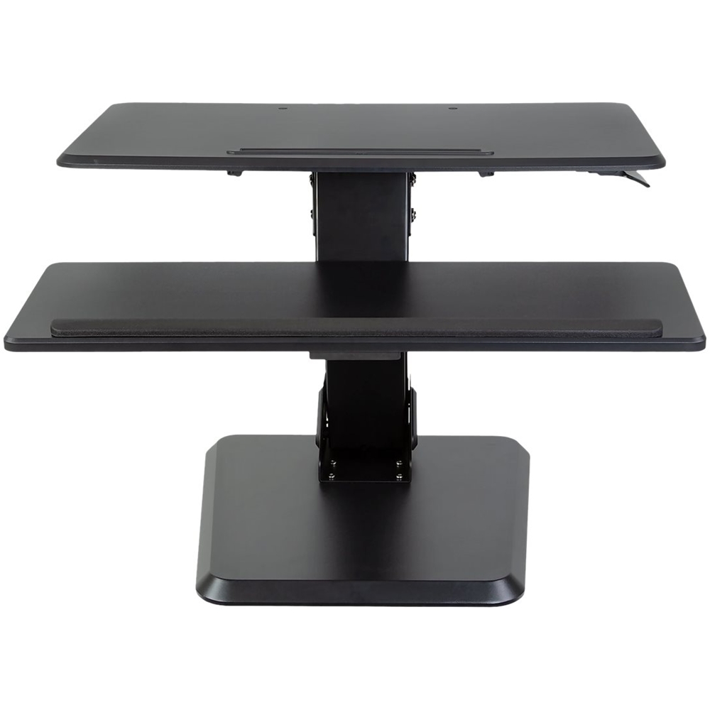 Mount-It! Wide Standing Desk Converter With Gas Spring Black MI-7926 - Best  Buy