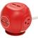 Alt View 11. Accell - Power Cutie Compact Surge Protector with 4 USB ports, 3 outlets and 6 foot cord - Red.