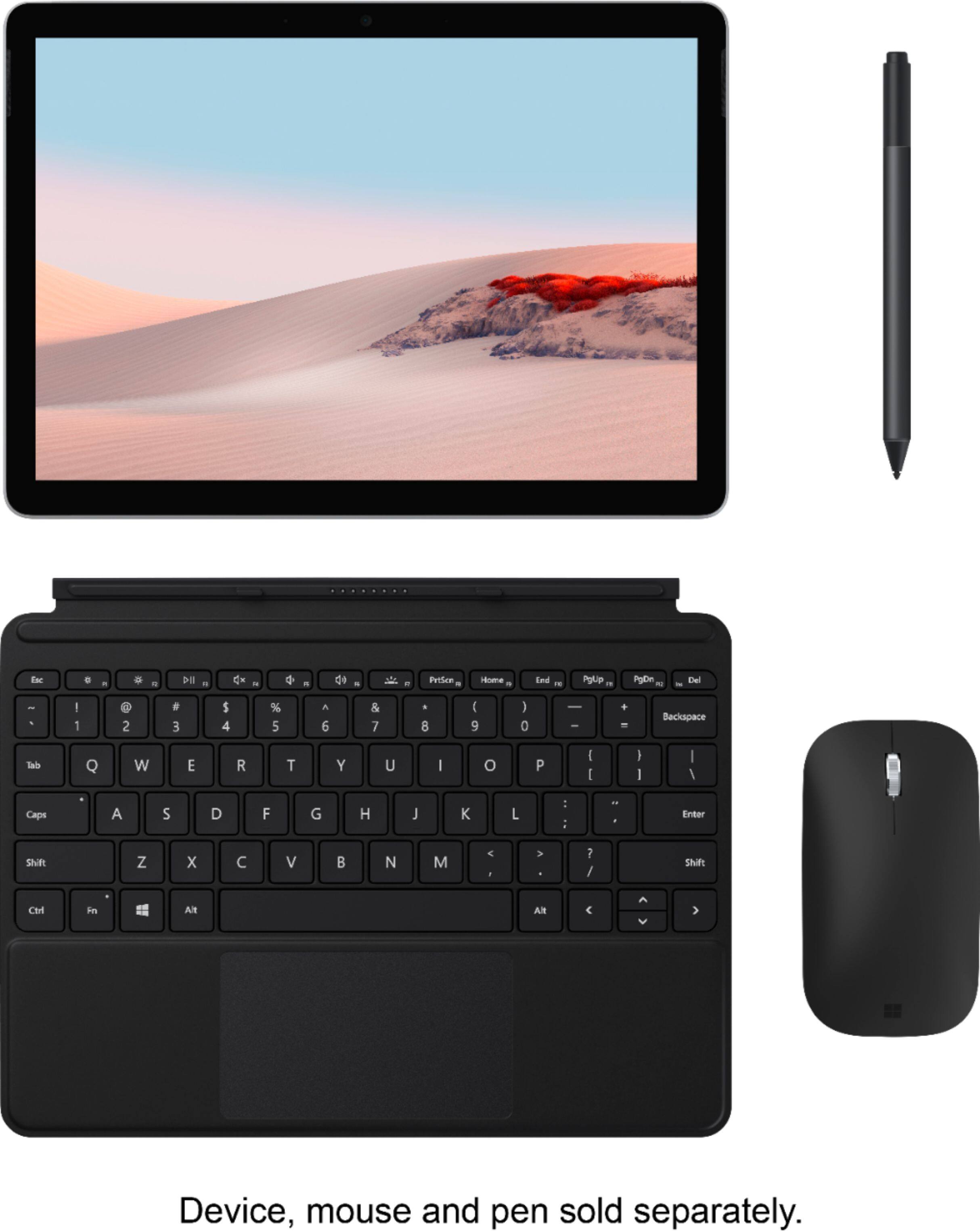 Alt View 11. Microsoft - Surface Go Type Cover for Surface Go, Go 2, and Go 3 - Black.