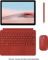 Alt View Zoom 11. Microsoft - Surface Go Signature Type Cover for Surface Go, Go 2, and Go 3 - Poppy Red Alcantara Material.