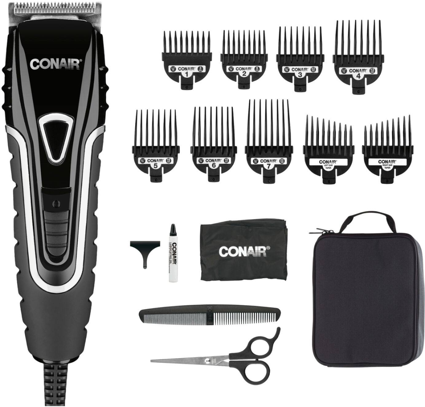 Alt View 13. Conair - Barbershop Series Hair Trimmer - Black/Gray.