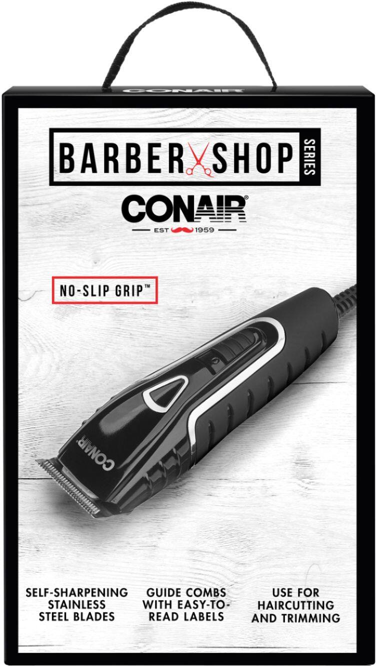 Alt View 19. Conair - Barbershop Series Hair Trimmer - Black/Gray.