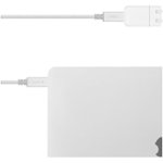 Angle Zoom. Moshi - Integra 6.6' USB Type C-to-USB Type C Cable - Jet Silver.