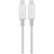 Alt View Zoom 12. Moshi - Integra 6.6' USB Type C-to-USB Type C Cable - Jet Silver.