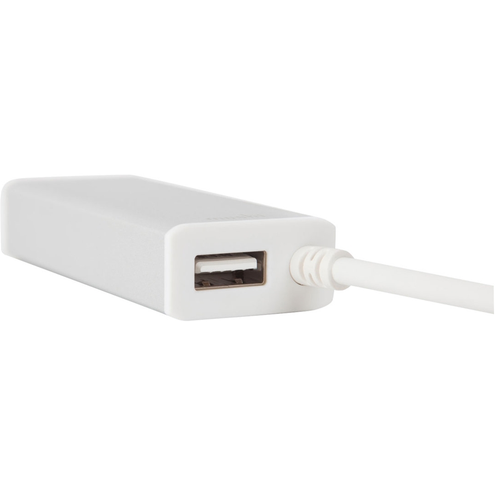 Left View: Moshi - USB-C Network Adapter - Silver