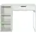 Front Zoom. OSP Home Furnishings - Ravel Rectangular Contemporary Engineered Wood 1-Drawer Desk - White.