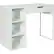 Alt View 11. OSP Home Furnishings - Ravel Rectangular Contemporary Engineered Wood 1-Drawer Desk - White.