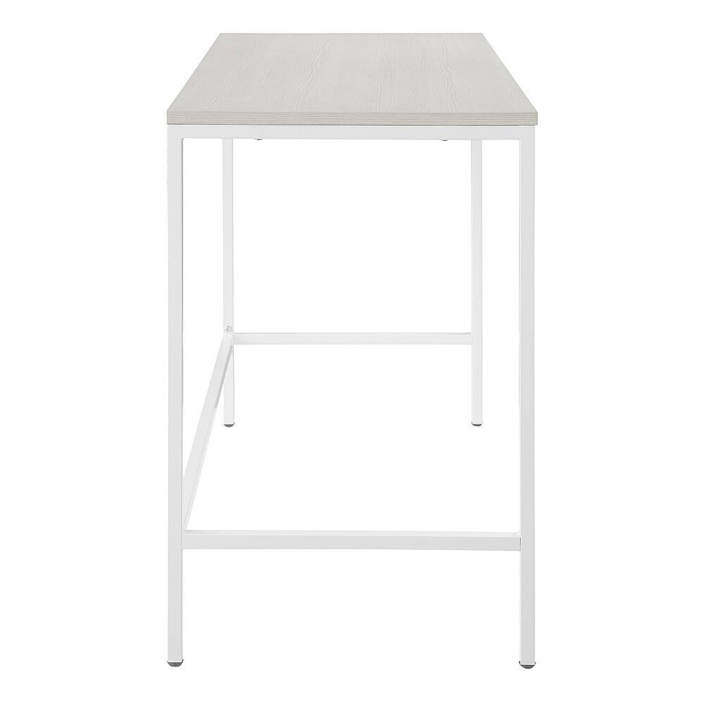Left. OSP Home Furnishings - Contempo Rectangular  Office Desk - White Oak.