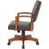 Angle. OSP Home Furnishings - Wood Bankers 5-Pointed Star Wood and Steel Office Chair - Espresso.