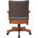 Alt View 12. OSP Home Furnishings - Wood Bankers 5-Pointed Star Wood and Steel Office Chair - Espresso.