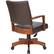 Alt View 13. OSP Home Furnishings - Wood Bankers 5-Pointed Star Wood and Steel Office Chair - Espresso.