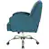 Angle. OSP Home Furnishings - Joliet 5-Pointed Star Office Chair - Azure.
