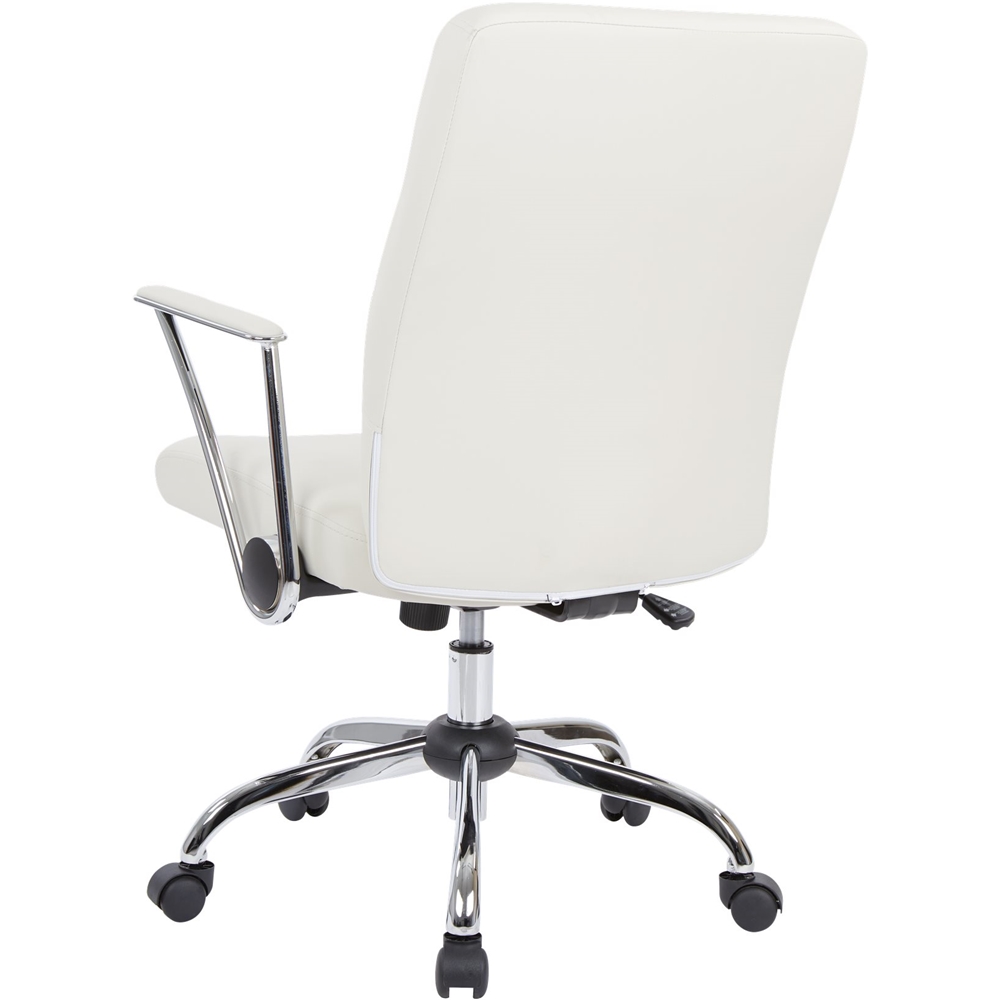 cream white office chair