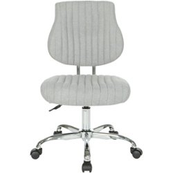 OSP Home Furnishings - Sunnydale 5-Pointed Star Office Chair - Fog - Front_Zoom