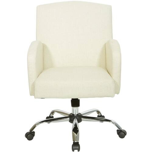 OSP Home Furnishings - Joliet 5-Pointed Star Office Chair - Linen