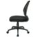 Angle Zoom. OSP Home Furnishings - Ventilated 5-Pointed Star Mesh Fabric Task Chair - Black.