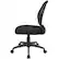 Angle. Office Star Products - Ventilated 5-Pointed Star Mesh Fabric Task Chair - Black.
