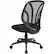 Alt View 12. Office Star Products - Ventilated 5-Pointed Star Mesh Fabric Task Chair - Black.