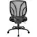 Alt View 13. Office Star Products - Ventilated 5-Pointed Star Mesh Fabric Task Chair - Black.