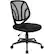 Left. Office Star Products - Ventilated 5-Pointed Star Mesh Fabric Task Chair - Black.