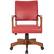 Front Zoom. OSP Home Furnishings - Wood Bankers 5-Pointed Star Wood and Steel Office Chair - Red.