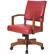 Alt View Zoom 11. OSP Home Furnishings - Wood Bankers 5-Pointed Star Wood and Steel Office Chair - Red.