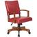 Left Zoom. OSP Home Furnishings - Wood Bankers 5-Pointed Star Wood and Steel Office Chair - Red.