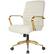 Alt View 11. OSP Home Furnishings - Baldwin 5-Pointed Star Faux Leather Office Chair - Cream.