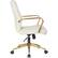 Alt View 15. OSP Home Furnishings - Baldwin 5-Pointed Star Faux Leather Office Chair - Cream.
