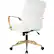 Alt View 12. OSP Home Furnishings - Baldwin 5-Pointed Star Faux Leather Office Chair - White.