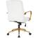 Alt View Zoom 13. OSP Home Furnishings - Baldwin 5-Pointed Star Faux Leather Office Chair - White.