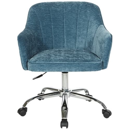 OSP Home Furnishings - Versailles 5-Pointed Star Office Chair - Blue