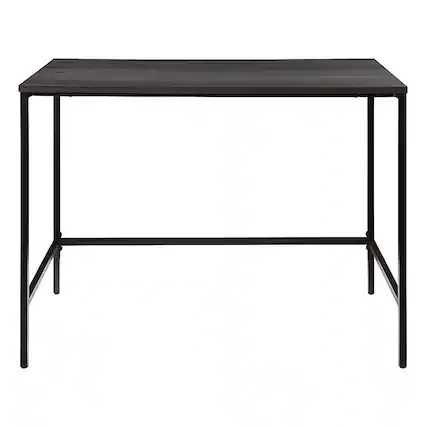 Front. OSP Home Furnishings - Contempo Rectangular Office Desk - Ozark Ash.