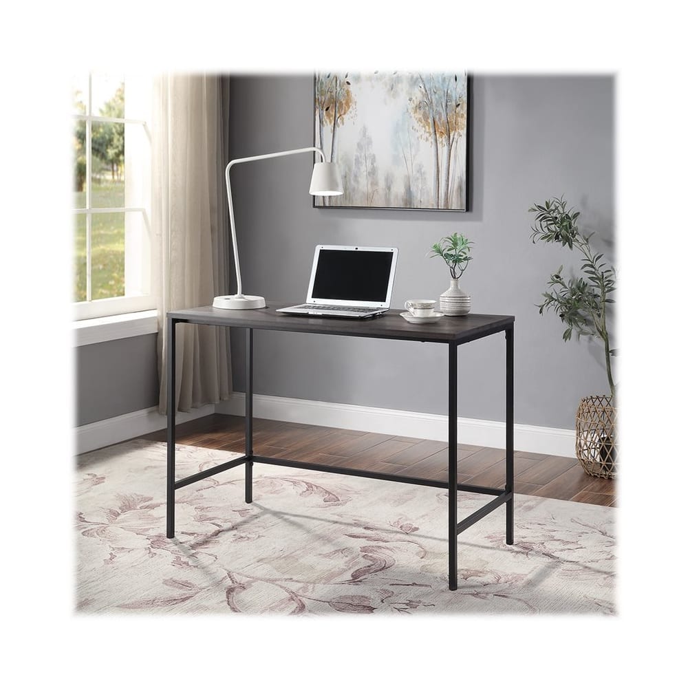Alt View 11. OSP Home Furnishings - Contempo Rectangular Office Desk - Ozark Ash.