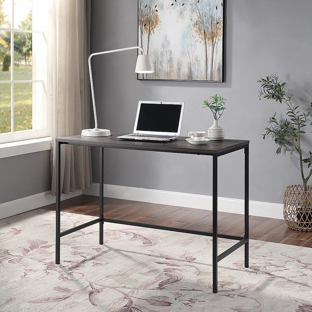 Alt View Zoom 12. OSP Home Furnishings - Contempo Rectangular Office Desk - Ozark Ash.